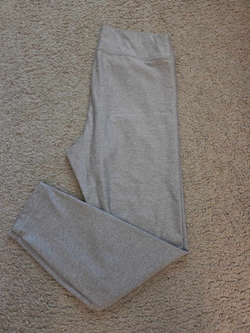 Old Navy Cloud+ Go-Dry Light Gray Active Leggings